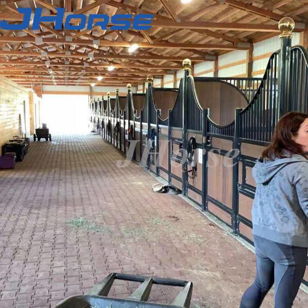 High Resistant Horse Stable Panels Horse Stall Fronts With Steel Tubes More