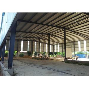 China 120*60*9M DFT 80um Prefabricated Fireproof Steel Structure Warehouse on sale