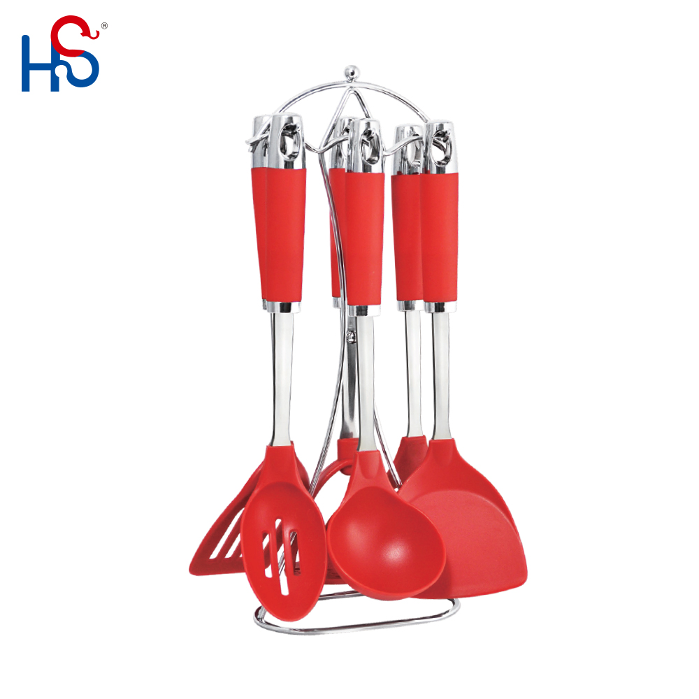 Sustainable Plastic PA66 Cooking Spoons Set for Kitchen Non Stick Cookware and Gadgets