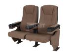 Flip Up Middle Arm Commercial Movie Theater Seating With Gravity Mechanism