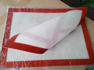 China New Design With Fiberglass Silicone Baking mat/baking pad factory