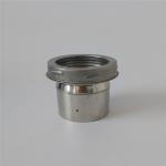 Silver 6 Inch Double Wall Chimney Pipe Twist Insulated Adaptor CE & ISO9001