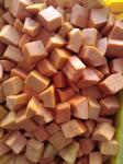 IQF Frozen Pumpkin, blanched, variety of Miben