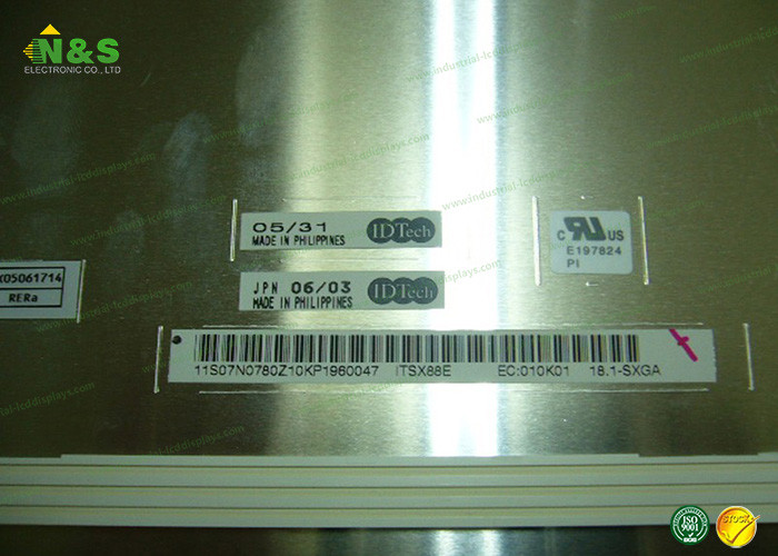 ITSX88E Industrial LCD Displays IDTech 18.1 inch with 359.04×287.232 mm