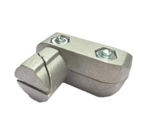 China Silvery Aluminum Tube Connector Supporting Fixed ADC12 Flexible Elbow Joint factory