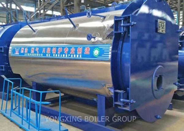 Automatic Industrial Natural Gas Steam Furnace / Three Pass Fire Tube Boiler 1