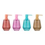 3pcs Glass Bathroom Accessories Set Raindrop Shape Glass Soap Dispenser Tumbler