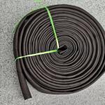 ID 32mm Black Cloth Cover Rubber Welding Hose Excellent Flame Resistance