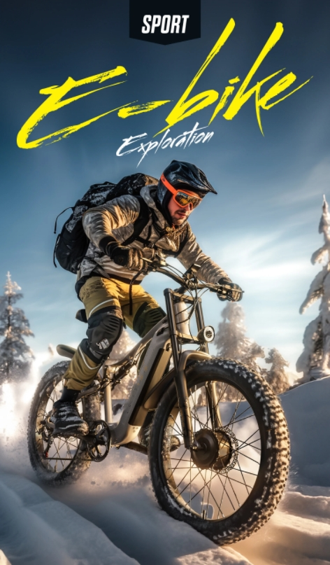 Full Suspension Electric Mountain Bike 48V 1000W 17.5Ah Hidden Lithium Battery Power