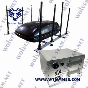 China GSM PCS Vehicle Signal Jammer 3G 4G 5G WIFI GPS VHF UHF 500W CDMA factory