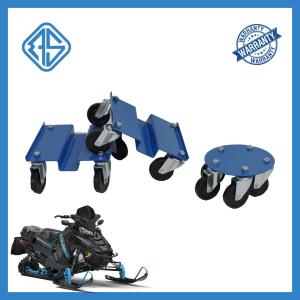 China Motorcycle Snowmobile Garage Dolly 10 Inch H Steel Plate Snowmobile Roller Set factory