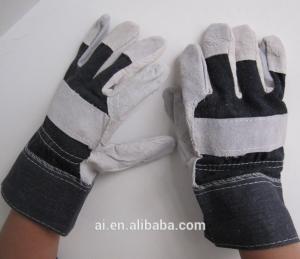 China Superior Safety Working Gloves leather / Jean / working gloves split leather safety on sale