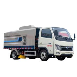 China 4X2 Leaf Trash Sweeping 2000 Liters Electric Road Sweeping Trucks with Pure Electric Energy Type factory