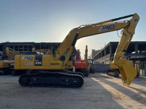 China PC220 8 Used Komatsu Excavator With Quick Hitch And Hydraulic Hammer System. factory