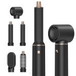 5 in 1 Black Gift Box Hair Dryer One Step Professional Negative Ion Multi