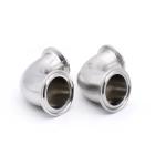 WZ Sanitary Stainless Steel 304 316 90 Degree Pipe Elbow with Cylindrical Head