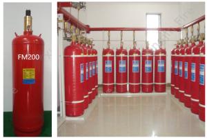 China 100L Cylinders Manual FM200 Gas Suppression System Colorless Tasteless factory