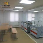Prefabricated Modular Container House As Construction Site Dining Hall