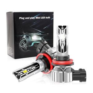 China H11 Automotive LED Headlight E2 Series H7 9005 9006 9012 Lamp Fog Light For Cars factory