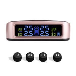 China OEM Electronic Tyre Pressure Monitoring System Solar Charged Wireless Sensors TPMS on sale