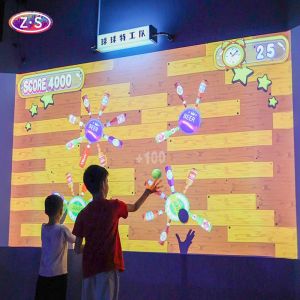 3800 Lumens Brightness Projection Interactive Wall Game For Thrilling Moments