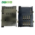 SIM Card Holder PUSH 8P+1P Pillarless Telephone Card Holder TF SIM CONNECTOR