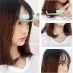 2 In 1 Mini Travel Flat Iron Hair Straightener 1/2 Inch Multifunctional