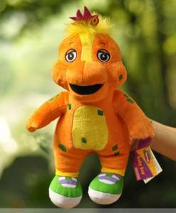 China Orange Cartoon Barney The Riff Stuffed Plush Toy For Promotion Gifts factory