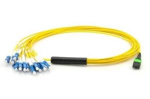 China Singlemode MPO MTP Patch Cord PVC / LSZH Cable Jacket Long Life Span factory