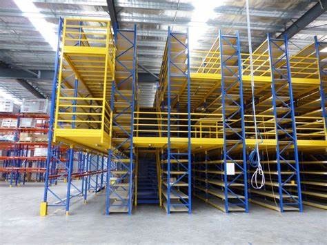China Multi Flooring Mezzanine Racking System Industrial Warehouse Mezzanine Shelving factory