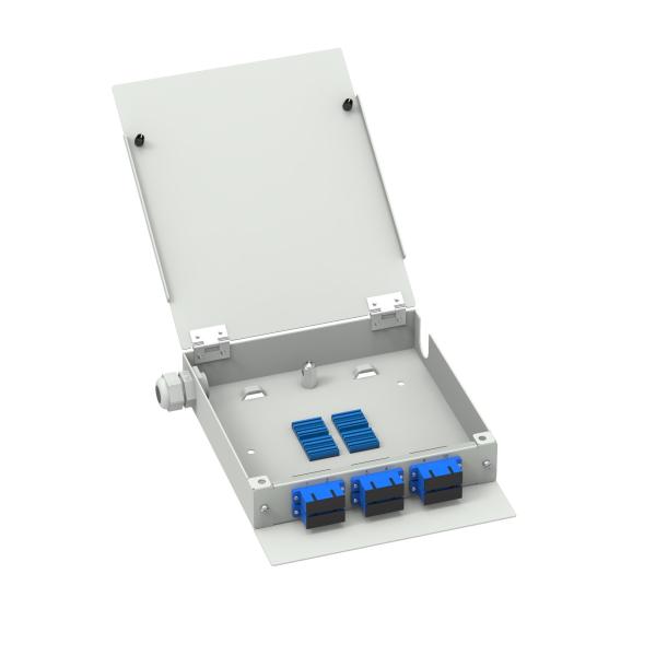 12 Cores SC UPC Fiber Optic Terminal Box for FTTX Network Made of Cold Rolled