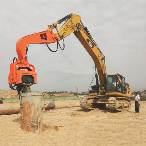 300mm Prestressed Concrete Pipe Vibratory Pile Hammer High Frequency Vibratory