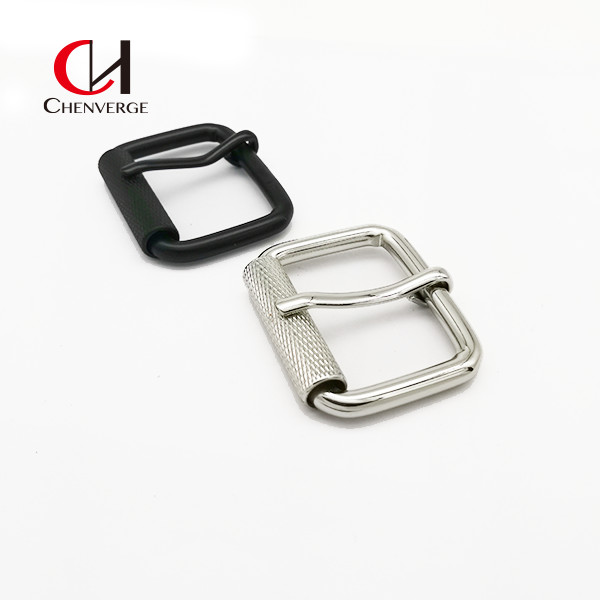 Hard Iron Black Roller Belt Buckles Antiwear Corrosion Resistant