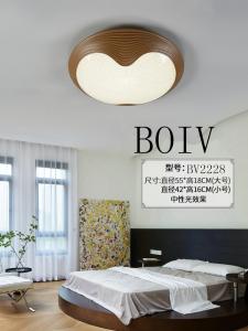 China Creative round shell ceiling lamp Nordic contracted bedroom lamp study corridor balcony factory