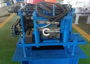 China Roller Shutter Door Roll Forming Machine , Guide Rail Cold Forming Machine factory