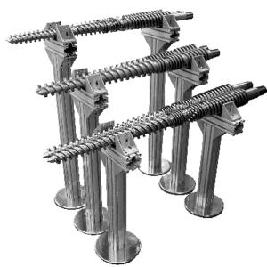 custom Co-Rotating Conical Twin Screw Barrel for Pvc Pipe Profile Wpc Conical