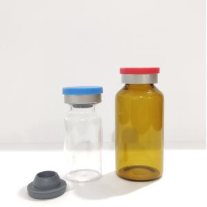 vitraj fioloj kosmetika vitro botelo 20R klara tubular vial floto injekto botelo