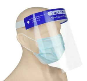 China Safety Full Clear Face Shield Visors For Home , Travel , Laboratory factory