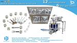 Furniture accessories counting packing machine with automatic feeding elevator