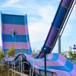 Stylish Water Park Rafting Boomerango Water Slide Two Person Water Slide