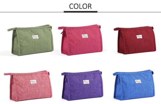 Wholesale Travel Portable Zipper Wash MakeUp Bag With Private Label