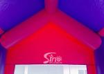 4in1 pink kids party inflatable princess bounce house with slide from Guangzhou