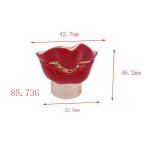 Customize Size Zamak Perfume Cap Closures Zamac Cap Mouth Lip Shape for 15mm