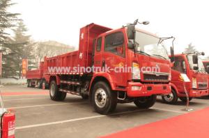 China 12 Tons HOWO 4×2 Light Duty Dump Truck With 105HP EuroIII Front Lifting 6 Tires factory