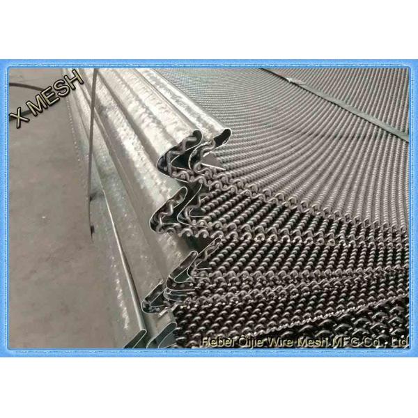 45# , 65mn Woven Wire Screen Mesh For Stone Vibrating Shot Blast Cleaning