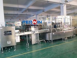 China Pushing On And Screw Type Spray Bottle Filling Production Line TUV Certification factory