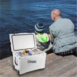 Outdoor Hiking 63QT Ice Box Cooler Fishing 71cm Camping Rotomolded