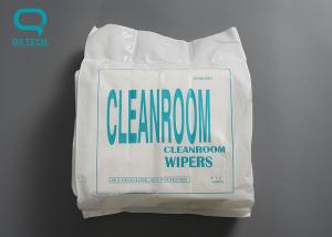 China Highly Absorbent Presaturated Cleanroom Wipes , Lint Free Polyester Wipes For Cleanroom factory