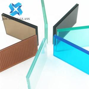 China 8mm Black Laminated Glass PVB Sound Insulation Tempered Laminated Glass factory