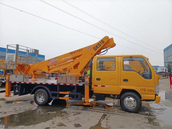 Isuzu 18m Hydraulic Aerial Work Platform Truck Man Lift Telescope 360°Turn